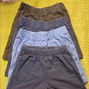 Carters/ OshKosh Kids' Comfy Cotton Shorts - Set of 4. size 4T